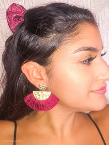 Lady in Red Earrings